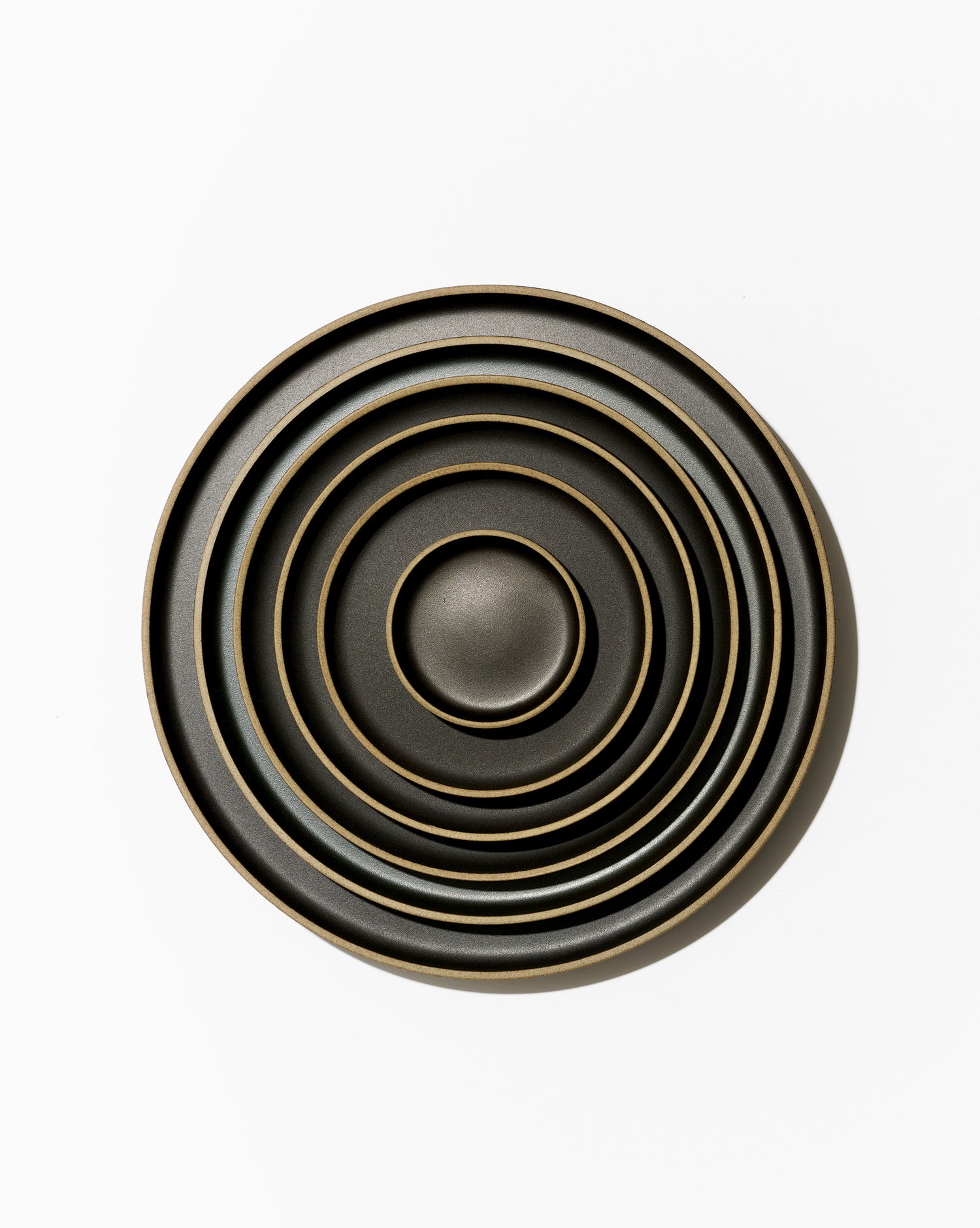 Hasami Plates – Black Glaze