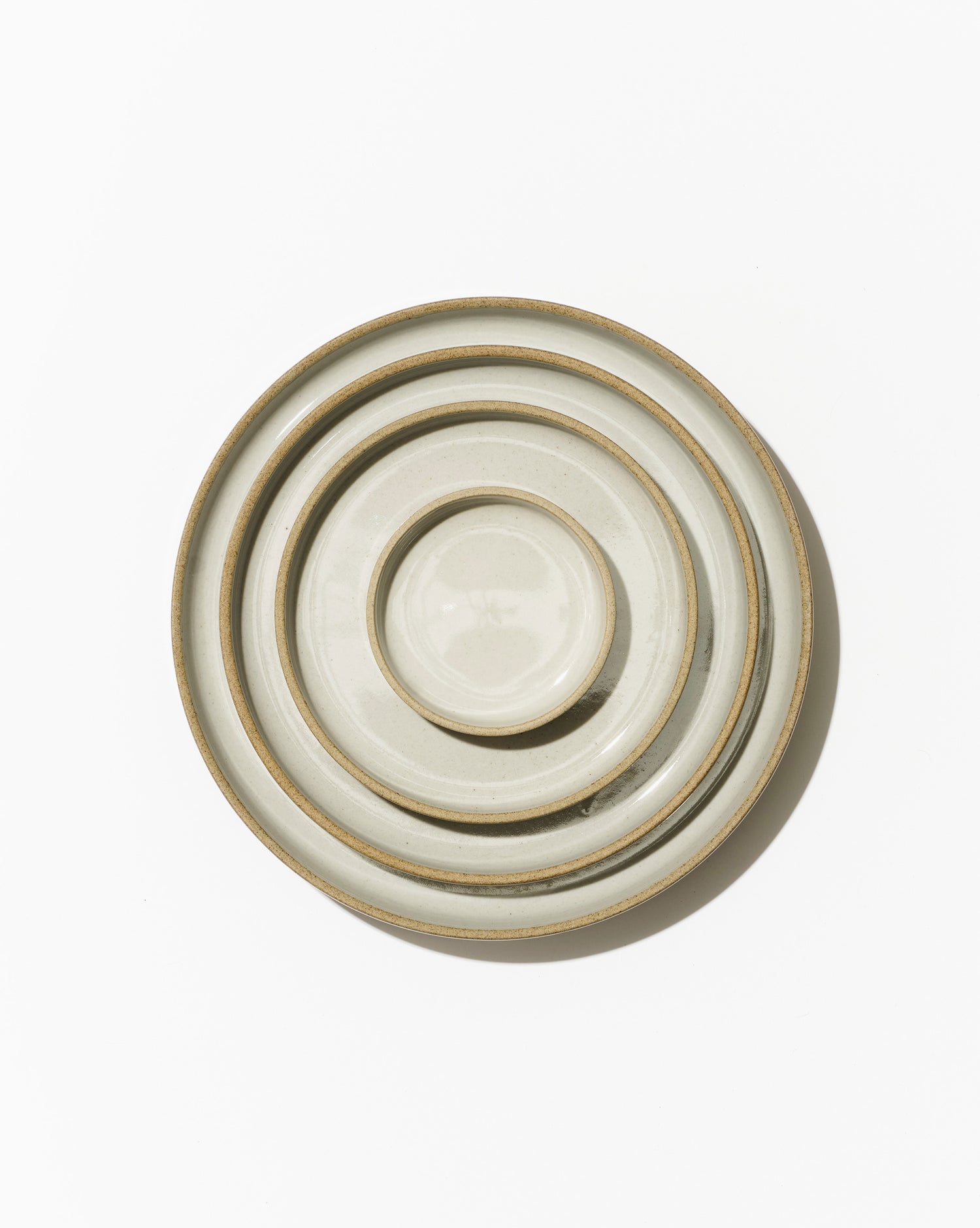 Hasami Plates – Gloss Grey