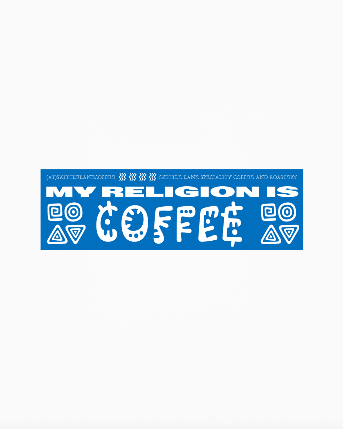 My Religion is Coffee Bumper Sticker