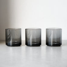 Load image into Gallery viewer, Hasami 350ml Glass Tumbler Set of 3 - Grey