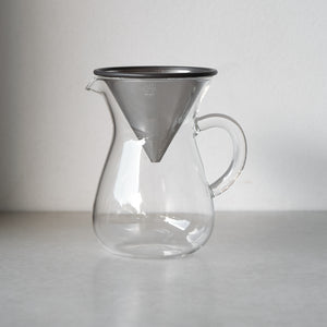 Kinto Pour Over Coffee Carafe & Filter Set