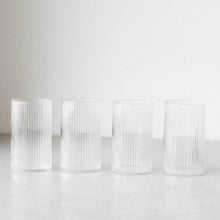 Load image into Gallery viewer, Ferm Living Ripple Verrines – Set of 4 in Clear
