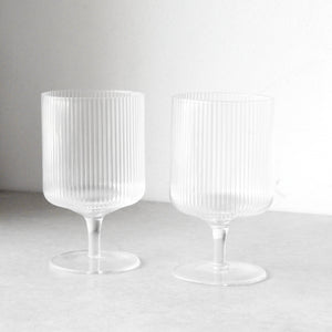Ferm Living Ripple Wine Glasses – Set of 2