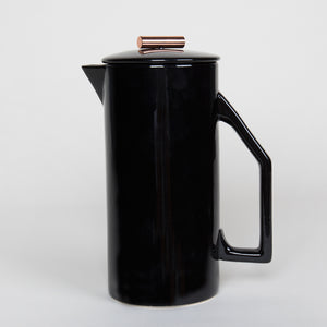 850 mL Ceramic French Press - Gloss Black