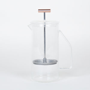 850 mL Glass French Press - Clear