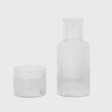 Load image into Gallery viewer, Ferm Living - Ripple Carafe Set - Clear