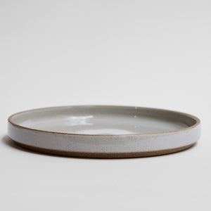 Hasami Stackable Plate Gloss Grey Glaze