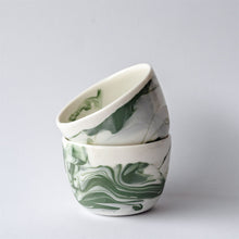 Load image into Gallery viewer, Handmade Porcelain Flat White Tumbler - Milly Dent Ceramics